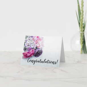 Carte de voeux Floral Bouquet