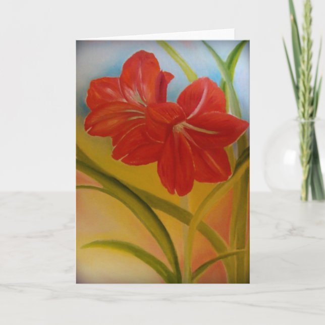 Carte de voeux florale pour toute occasion (Devant)