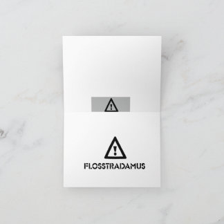 Carte de voeux FLOSSTRADAMUS