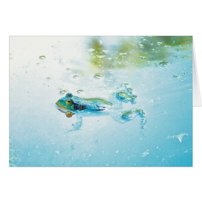 Carte de voeux flottante (Devant Horizontal)