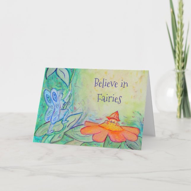 Carte de voeux Flower Garden Art (Devant)