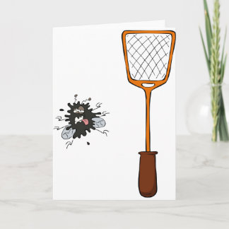 Carte de voeux Fly Swat