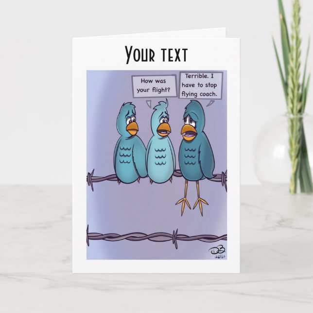 Carte de voeux Flying Coach (Devant)