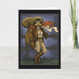 Carte de voeux Flying Squirrel