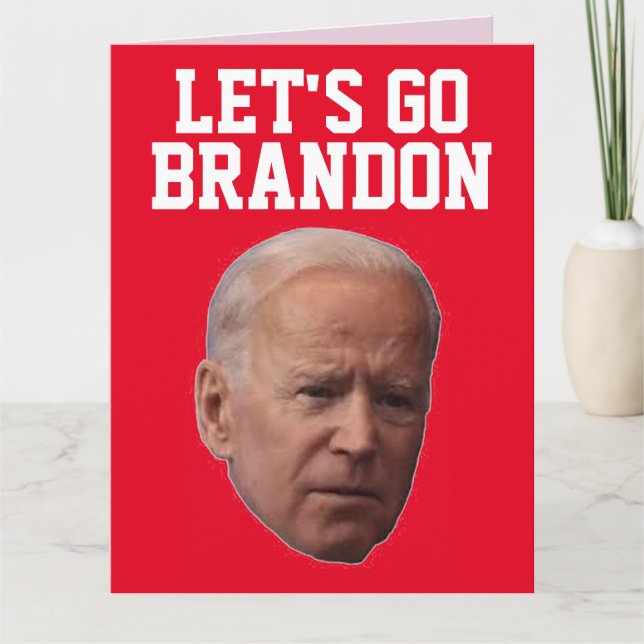 CARTE DE VOEUX FUNNY BIDEN POUR LA SAINT-VALENTIN (Devant)