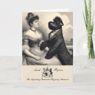 Carte de voeux Funny Schnauzer