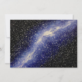 Carte de voeux Galaxy Painting