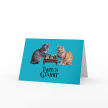 Carte de voeux Gambit de Tabby