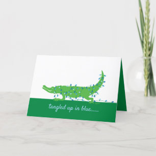 Carte de voeux Gator Blues