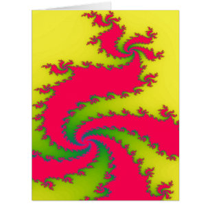 Carte de voeux géante du Dragon pour le Nouvel An 