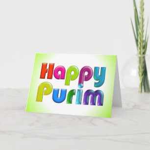 Carte de voeux géniale HEUREUSE de PURIM