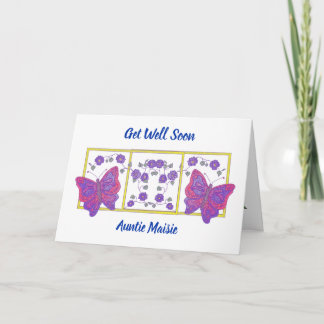 Carte de voeux "Get Well Bientôt"