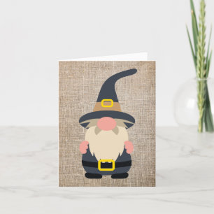 Carte de voeux Gnome Thanksgiving