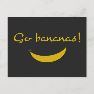 Carte de voeux Go Bananas