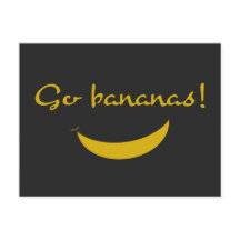 Carte de voeux Go Bananas