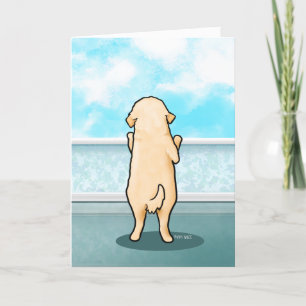 Carte de voeux Golden Retriever