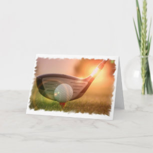 Carte de voeux Golf Putter