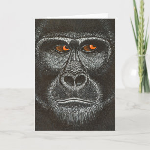 Carte de voeux Gorilla