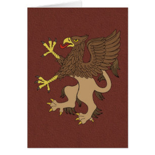 Carte de voeux Griffin Rampant