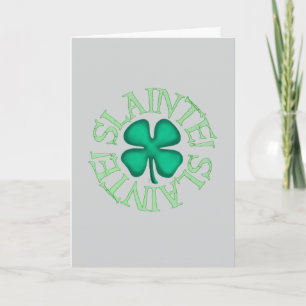 carte de vœux grise Slainte