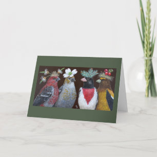 Carte de voeux Grosbeak Party