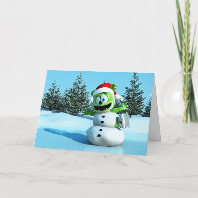 Carte de vœux Gummibär Jolly Holiday (Devant)