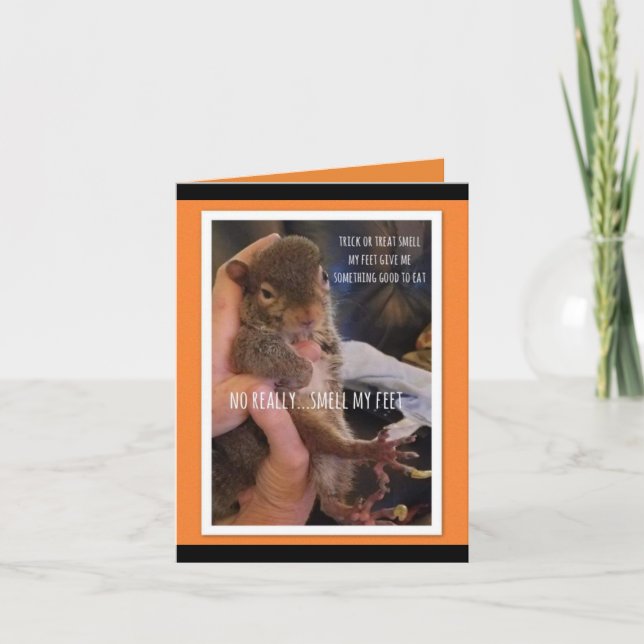 Carte de vœux Halloween (Devant)