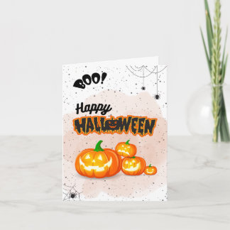 Carte de voeux Halloween - Collection Éffrayante