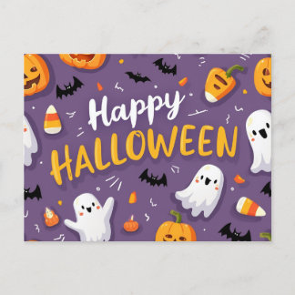 Carte de voeux Halloween - Envoyez frissons et fri