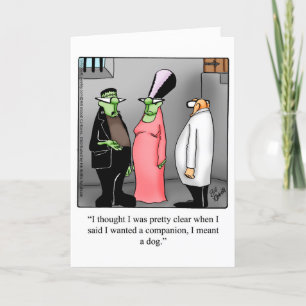 Carte de voeux Halloween Humour personnalisable