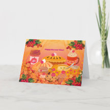 Carte de voeux Happest Harvest Time