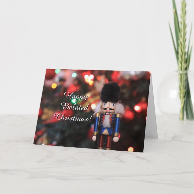 Carte de voeux Happy Belated Christmas Nutcracker (Devant)