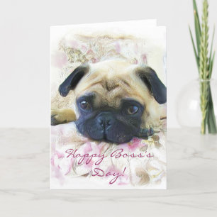 Carte de voeux Happy Boss's Day Carlin