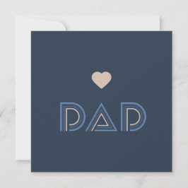 Carte de voeux Happy Fête des pères personnalisabl