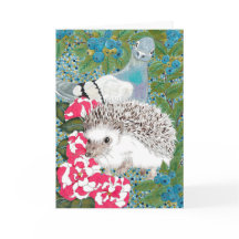 Carte de voeux Happy Hollow - Hérisson