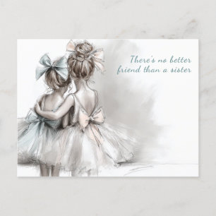 Carte de voeux Happy Sister Day - Mode Pastel