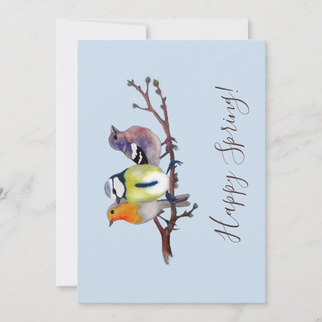 Carte de voeux Happy Spring (Devant)
