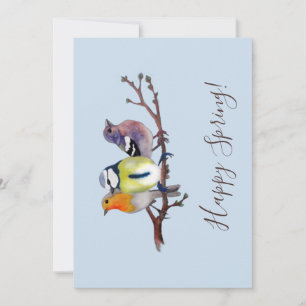 Carte de voeux Happy Spring