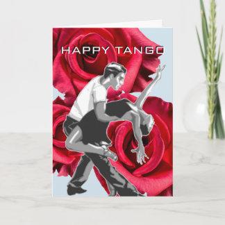 Carte de voeux HAPPY TANGO