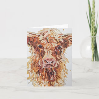 Carte de voeux Harry Cow (BLANK)