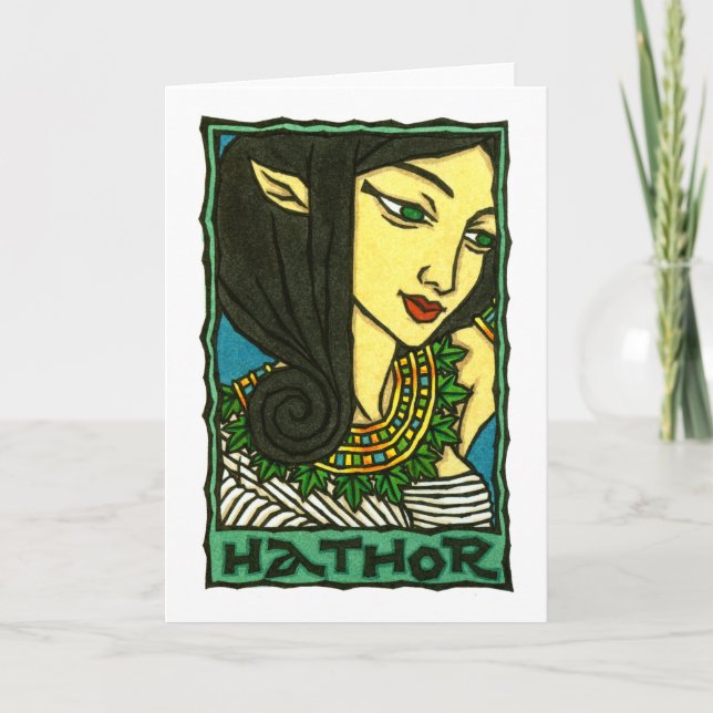 Carte de voeux Hathor (Devant)