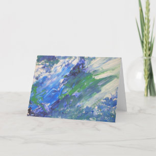 Carte de voeux haute du "surf"