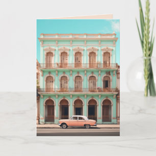 Carte de voeux Havana vintage