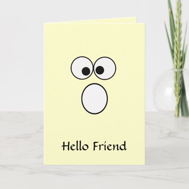 Carte de voeux Hello Friend 5 (Devant)