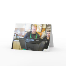 Carte de voeux heure café