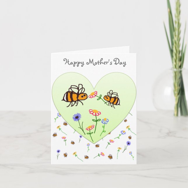 Carte de voeux heureuse de BuzzAboutBees du jour (Devant)