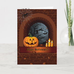 Carte de voeux heureuse de Halloween