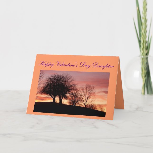 Carte de voeux Heureuse Sainte-Valentin fille (Devant)