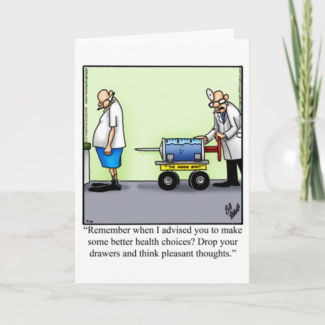 Carte de voeux Hilarious Get Well (Devant)