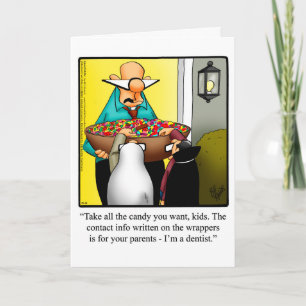 Carte de voeux Hilarious Halloween Humour